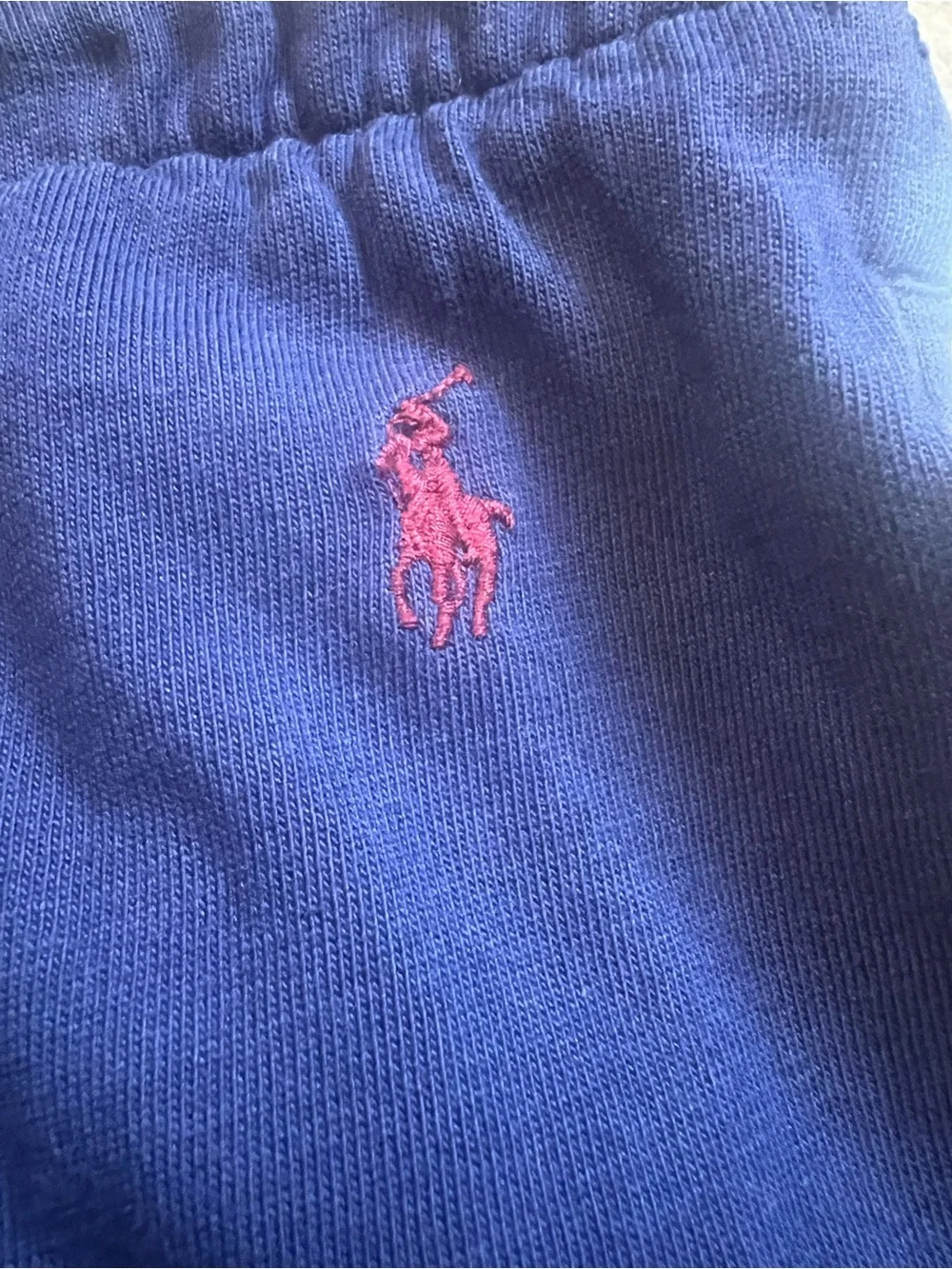 Polo Ralph Lauren Men's Embroidered Blue Knit Sleepwear Pajama Lounge Pants Sz L